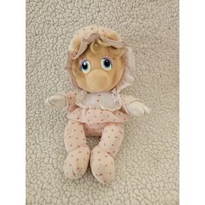 VTG 1984 Miss Piggy 9"‎ Hasbro Softies Plush Pampers Muppet Babies Stuffed Doll